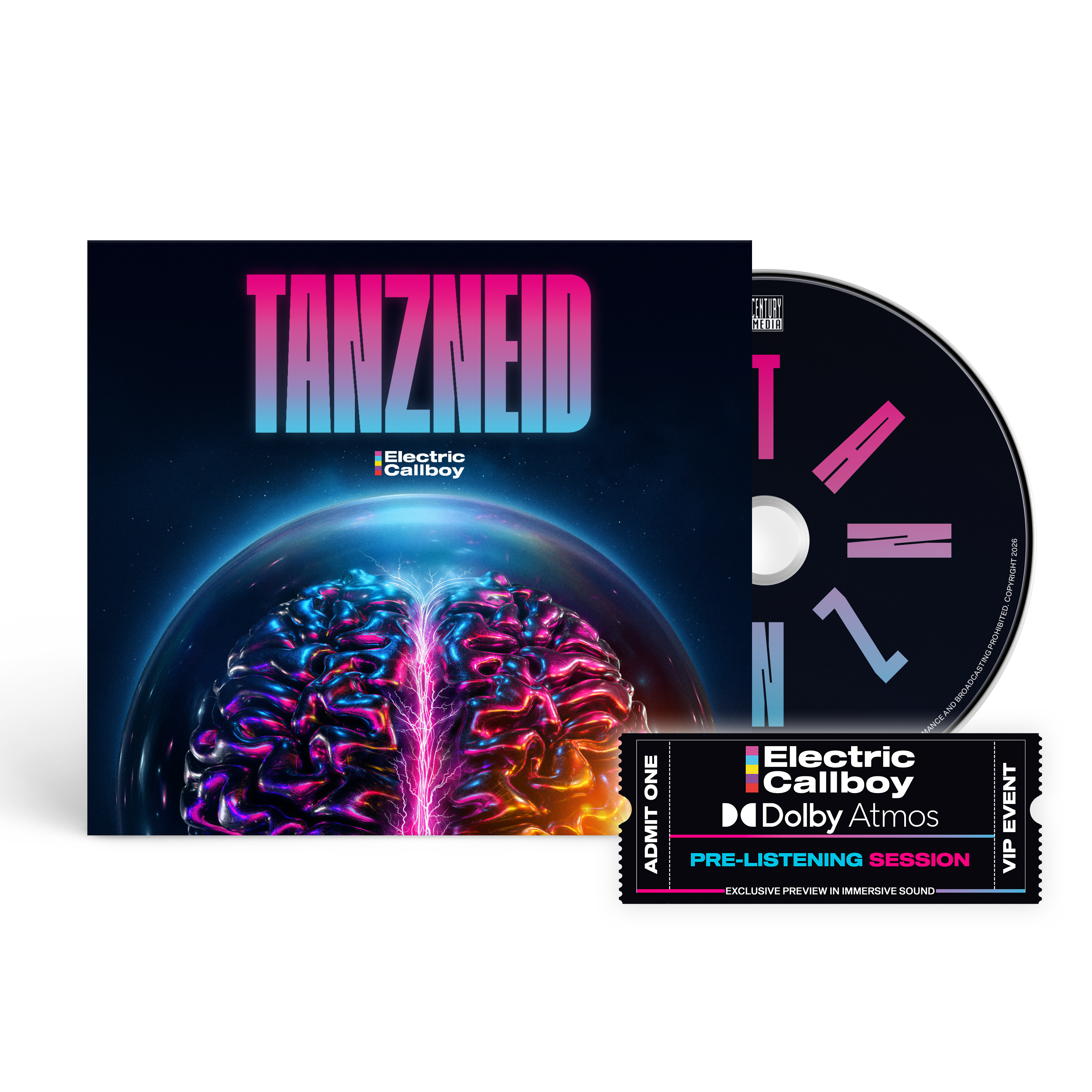 TANZNEID (Pre-Listening Bundle Berlin - 1x Ticket 03.08.2026 & Special Edition CD Digipak)